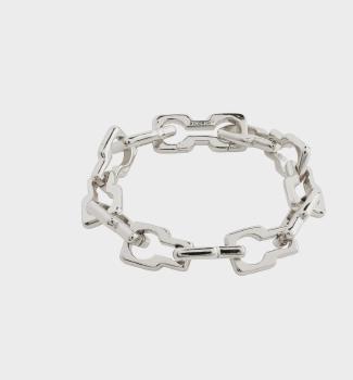 LIVE recycled chunky bracelet silver-plated - Silver Plated