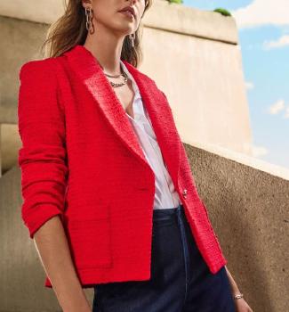 Boucle Red Jacket