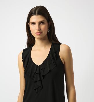 Light Ruffle Tank Sleeveless