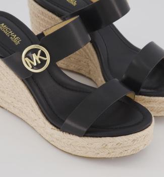 Lucinda Leather Wedge Jute Platform Sandal
