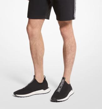 MK Logo Tape Cotton Blend Shorts