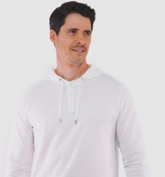 Michael Kors 3 Button Hoody Cotton Henley