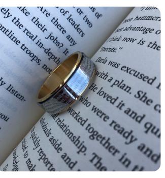 Lord's Prayer Spinner Ring
