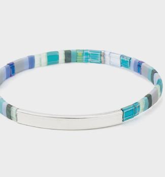 Scout Good Karma Miyuki Bracelet Blues Silver