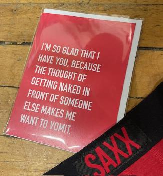 I'm so glad that I have you...card