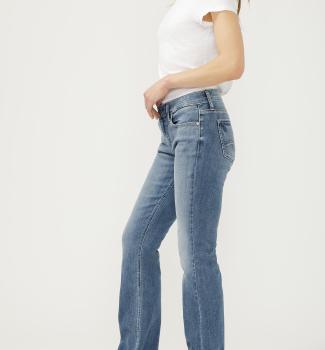 Silver Elyse MidRise Bootcut Jean