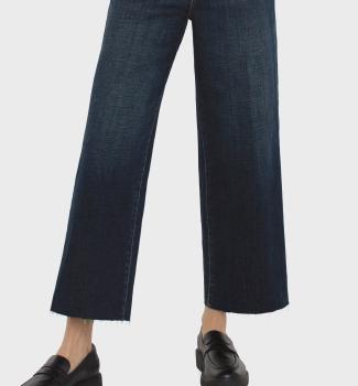 Stride High Rise Crop Wide Leg Cut Hem