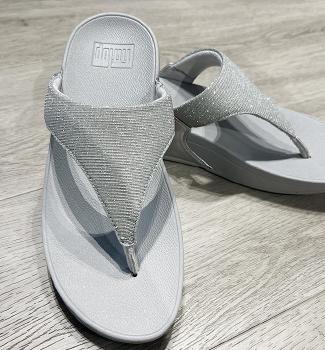 fitflop LULU SHIMMERLUX TOE-POST SANDAL