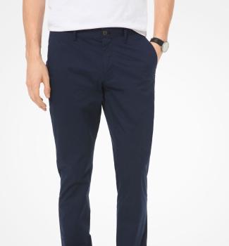 Skinny-Fit Stretch-Cotton Men's Chino Pants