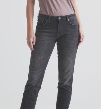 DUER  Performance Denim Girlfriend Cut Vintage Black