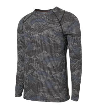 Quest Ls Crew - Navy Mountainscape