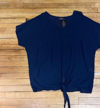 Light Crepe Cotton  Tie Top